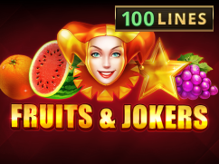 Fruits & Jokers: 100 Lines playsongap
