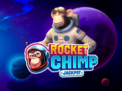 Rocket Chimp Jackpot mascot