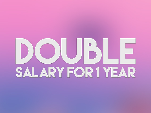 Double Salary - 1 Year Hacksaw