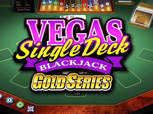 Vegas Single Deck Blackjack Gold gamesglobal