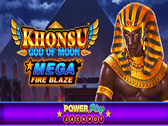 Mega Fire Blaze Khonsu God of Moon Powerplay Jackpot playtech