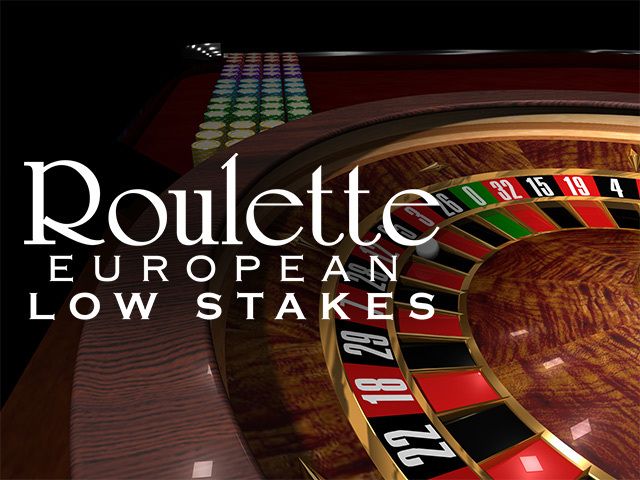 European Roulette Low Stakes realistic