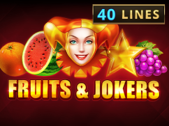 Fruits & Jokers: 40 Lines playsongap